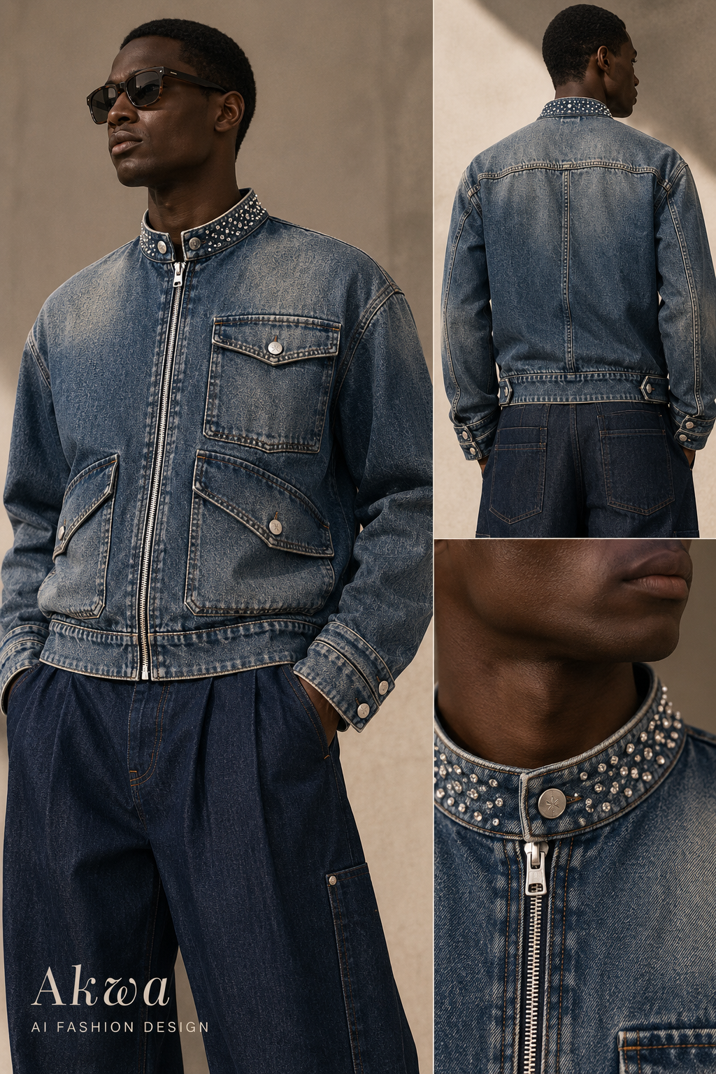 Denim Bomber
