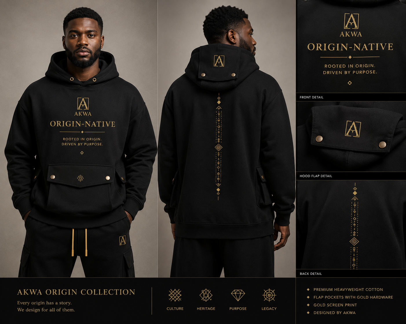 The Hoodie, Black