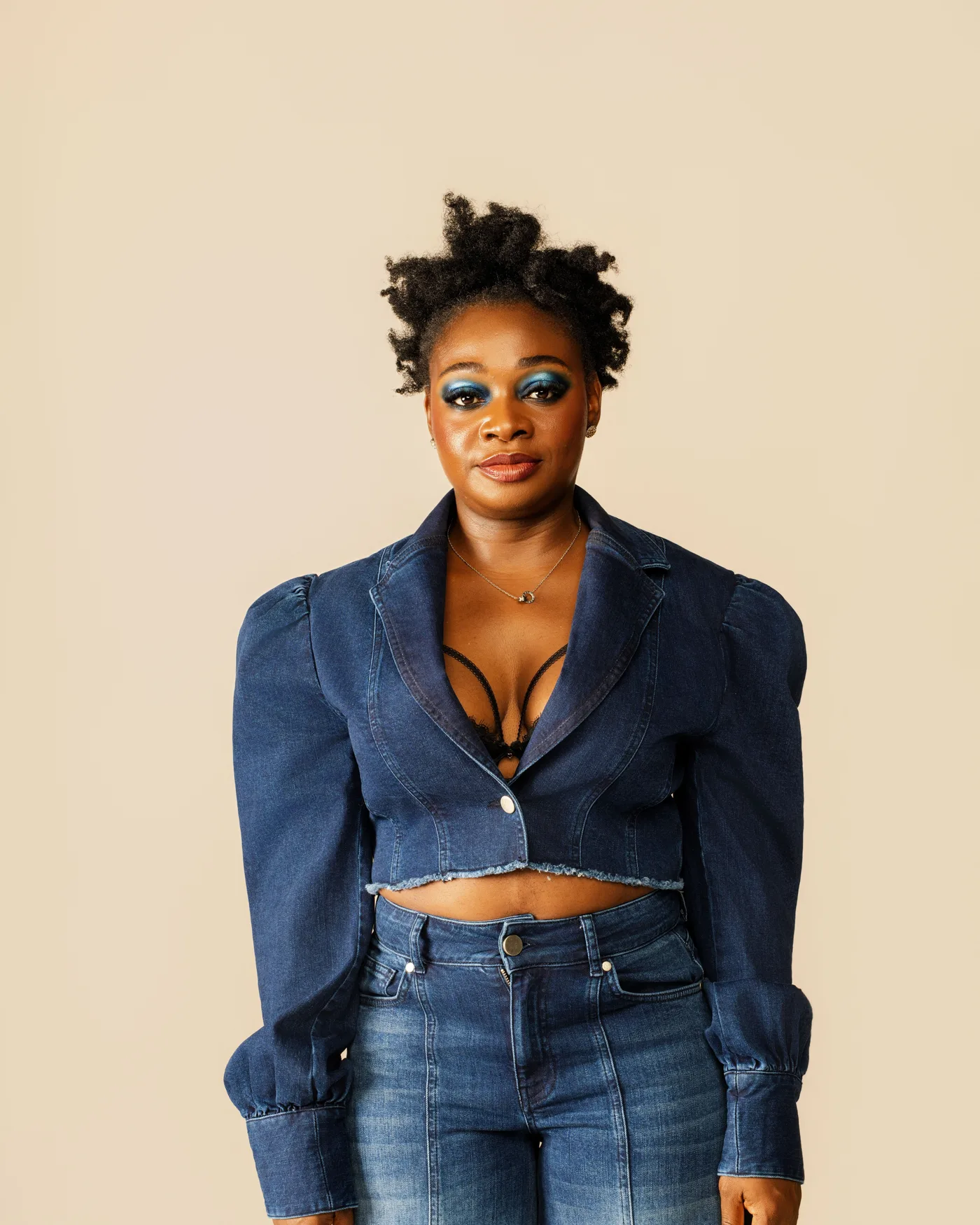 Indigo Power Co-ord, The blazer