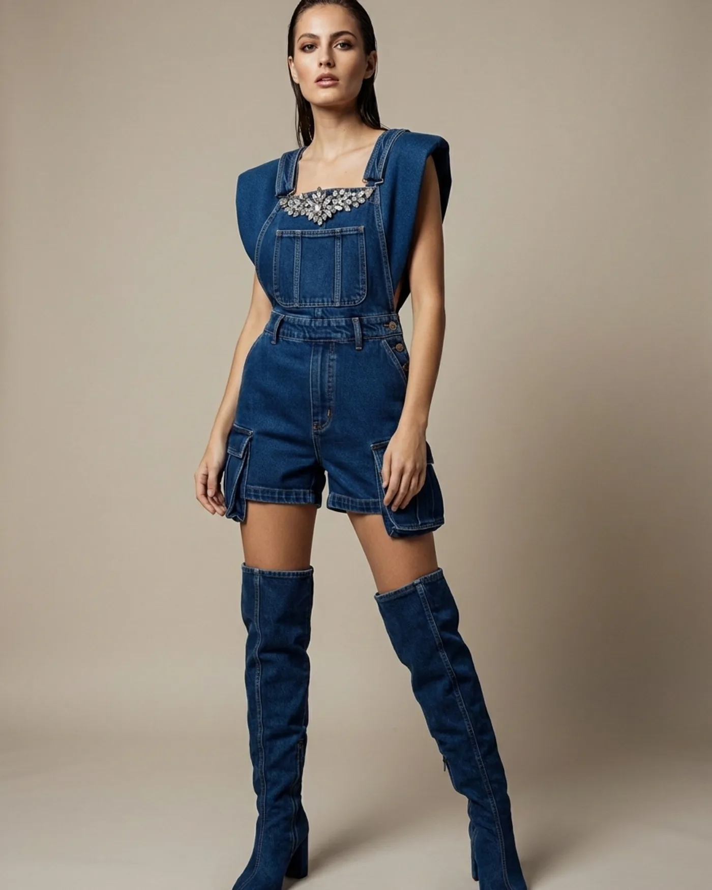Combat Dungarees, Full length