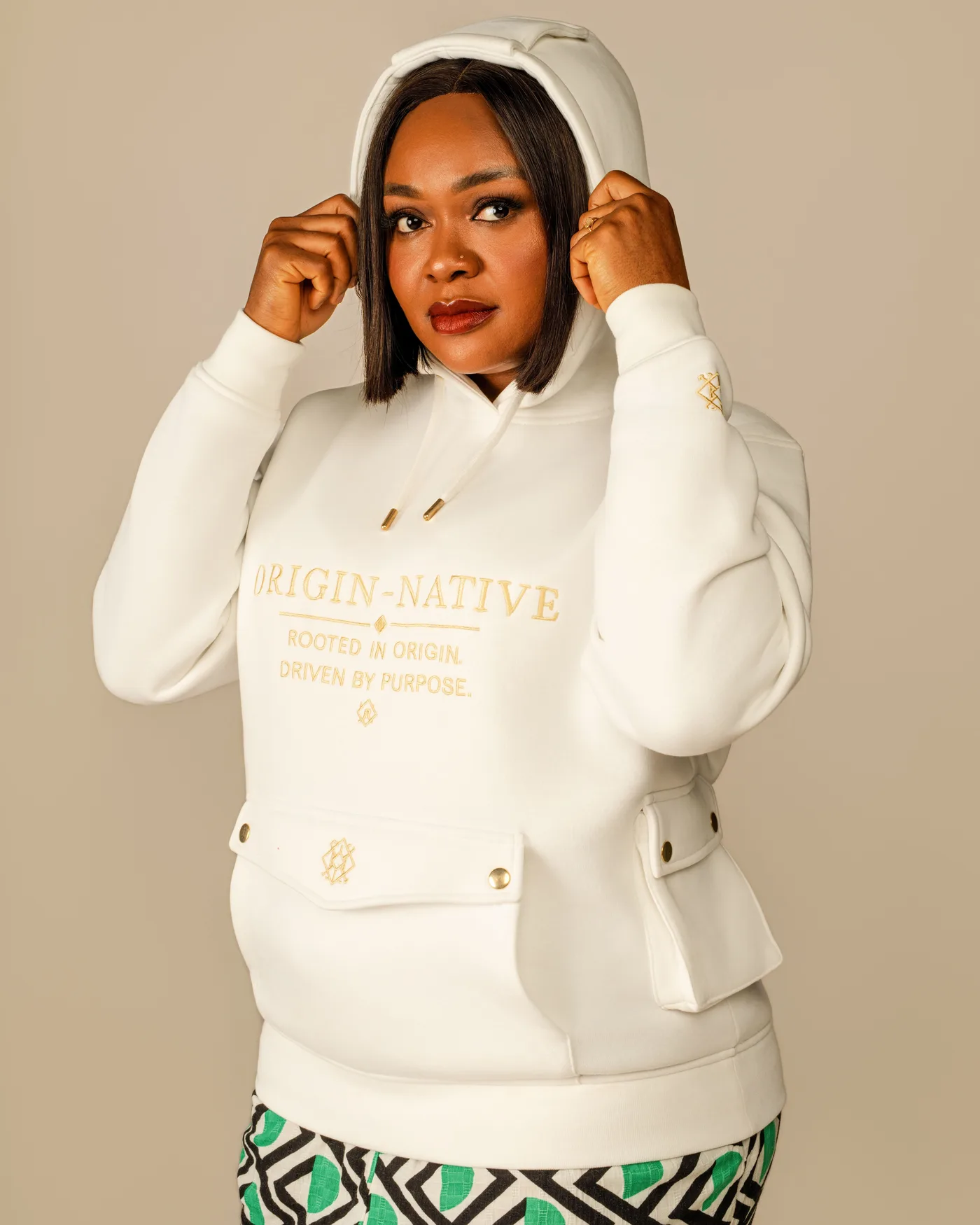 The Origin Hoodie, Cream