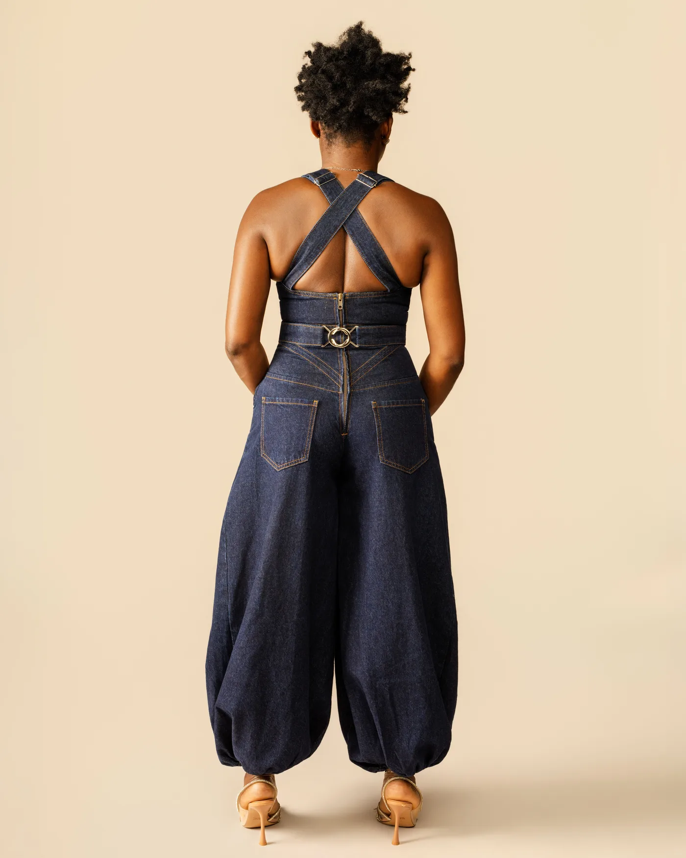 Crisscross Jumpsuit, Back