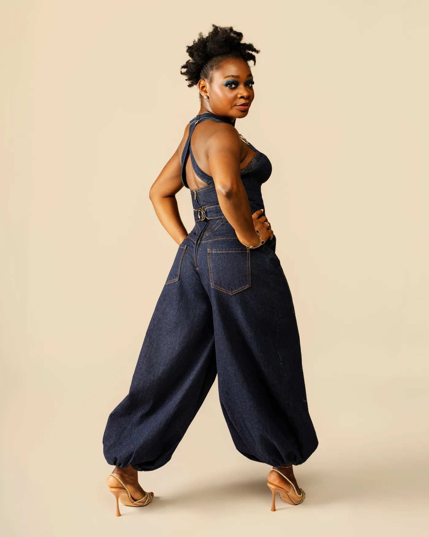 Crisscross Jumpsuit, Side