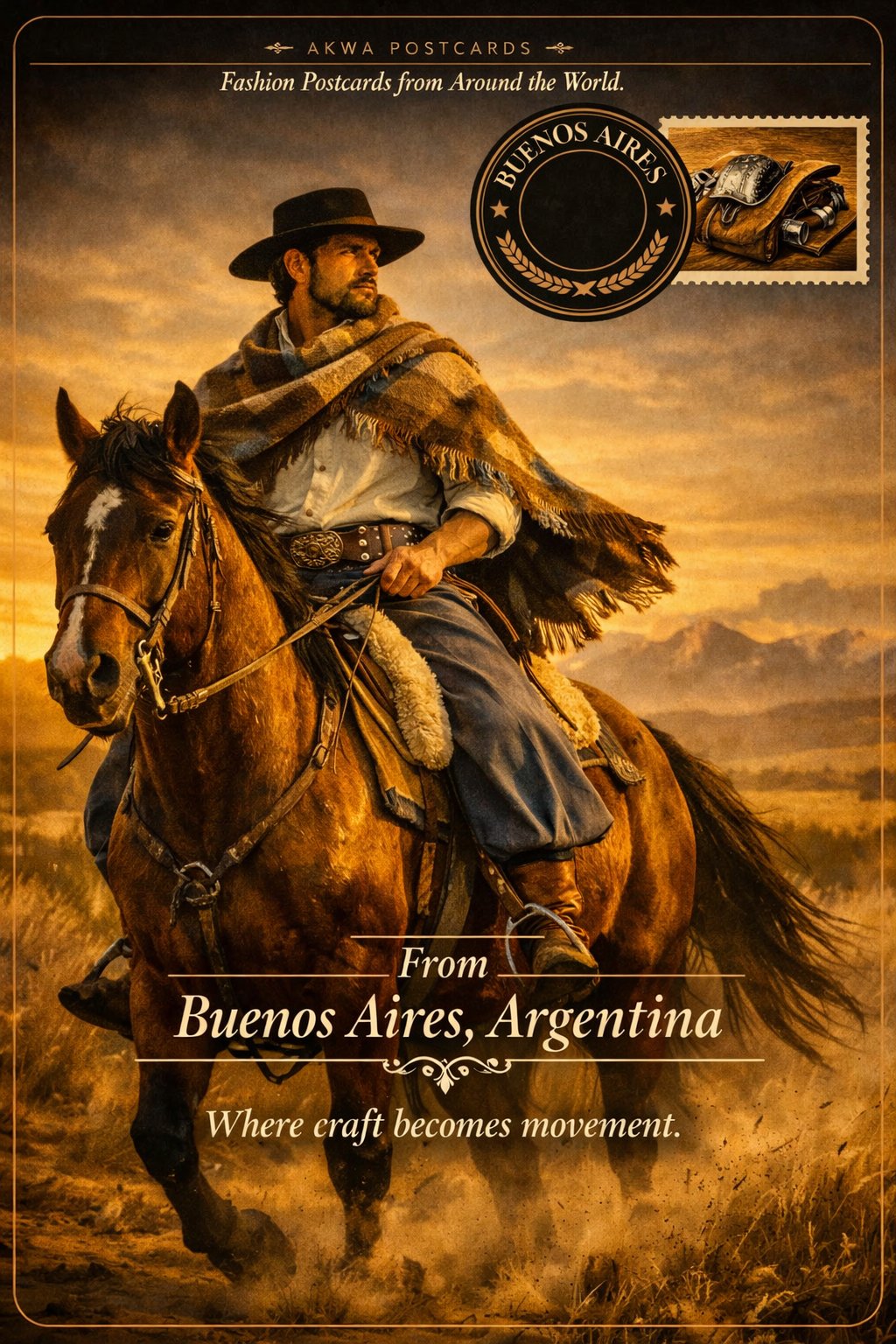 Gaucho tailoring and the logic of wide trousers, a postcard from Buenos Aires, Argentina